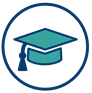 Icon of a graudates mortar board