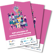 AHP principles of practice-based learning resources