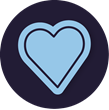 Icon of a heart