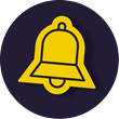 Icon of a ringing bell