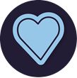 Icon of a heart